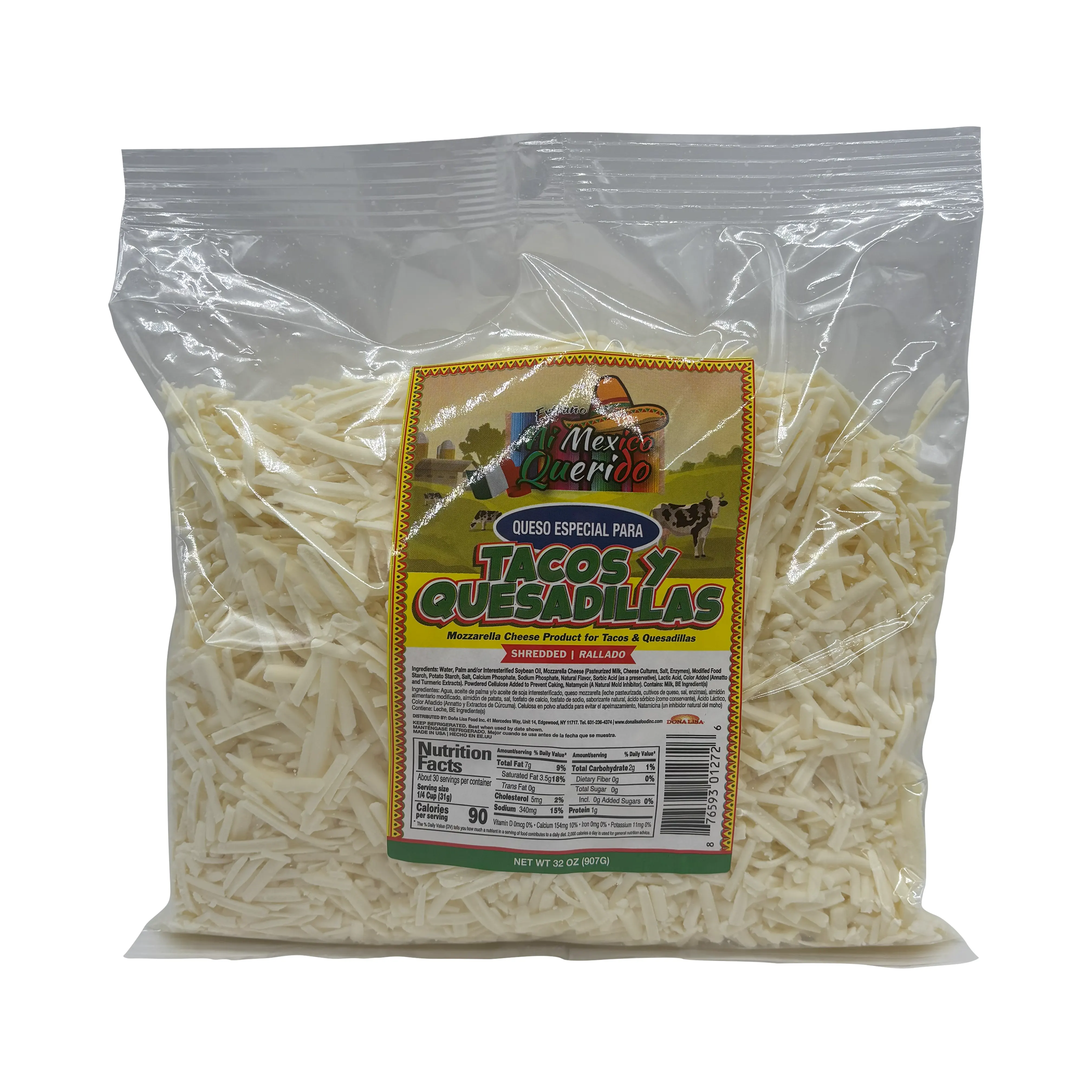 Mi Mexico Querido Queso Especial Tacos 2Lb