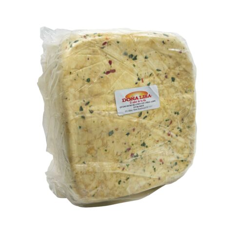 Bloque de Queso Duro Blando con Chile estilo centroamericano - Doña Lisa