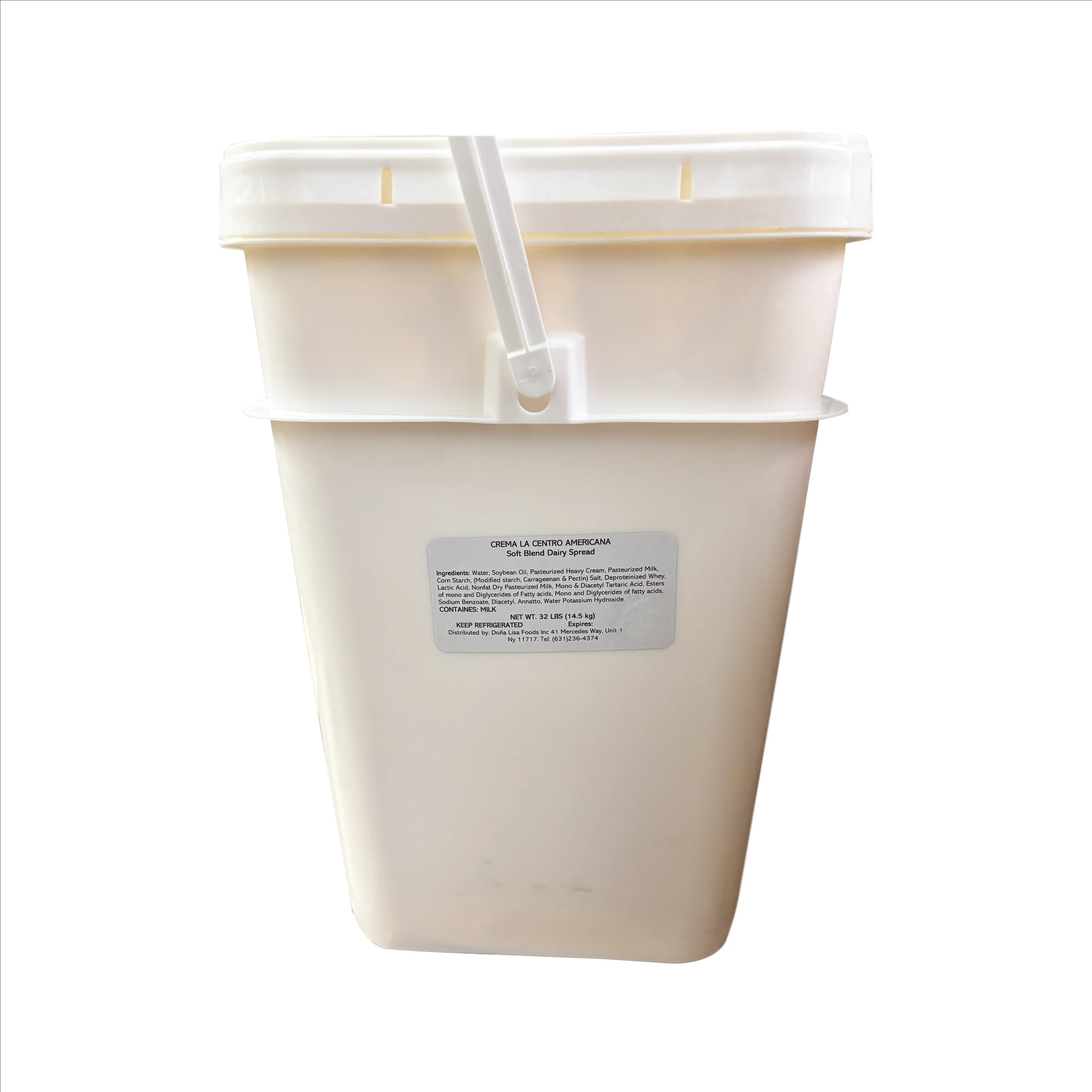 LCA Crema Cubeta Redonda 32Lb