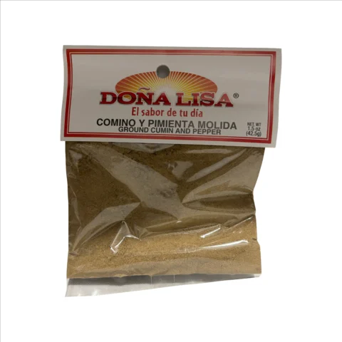 Doña Lisa Comino y Pimienta Molida 1.5oz