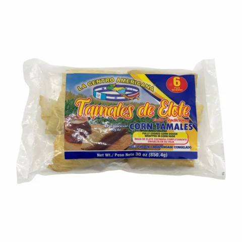 tamales de elote estilo tradicional marca La Centro Americana – 30oz