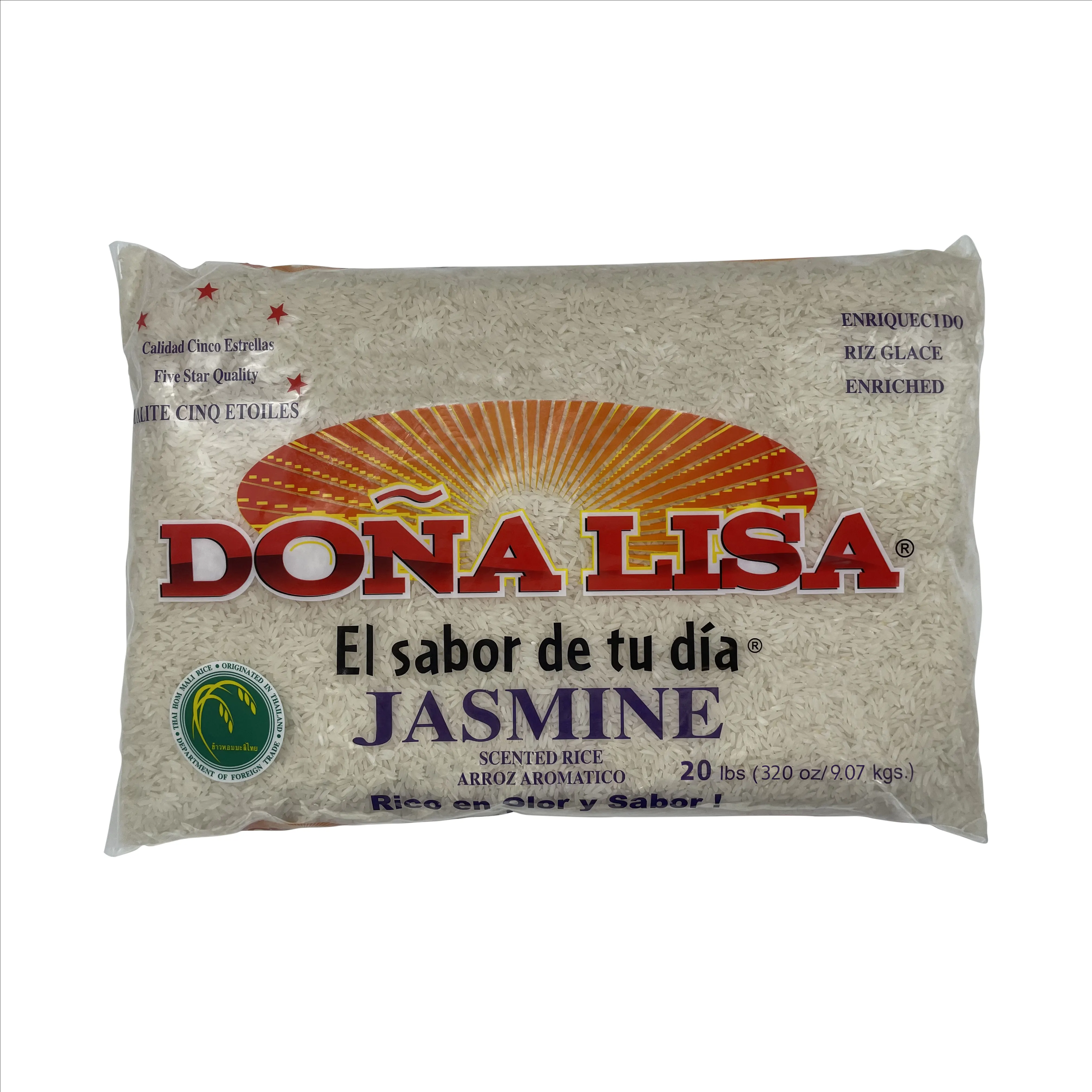 Doña Lisa Arroz Jasmine 20 Lbrs