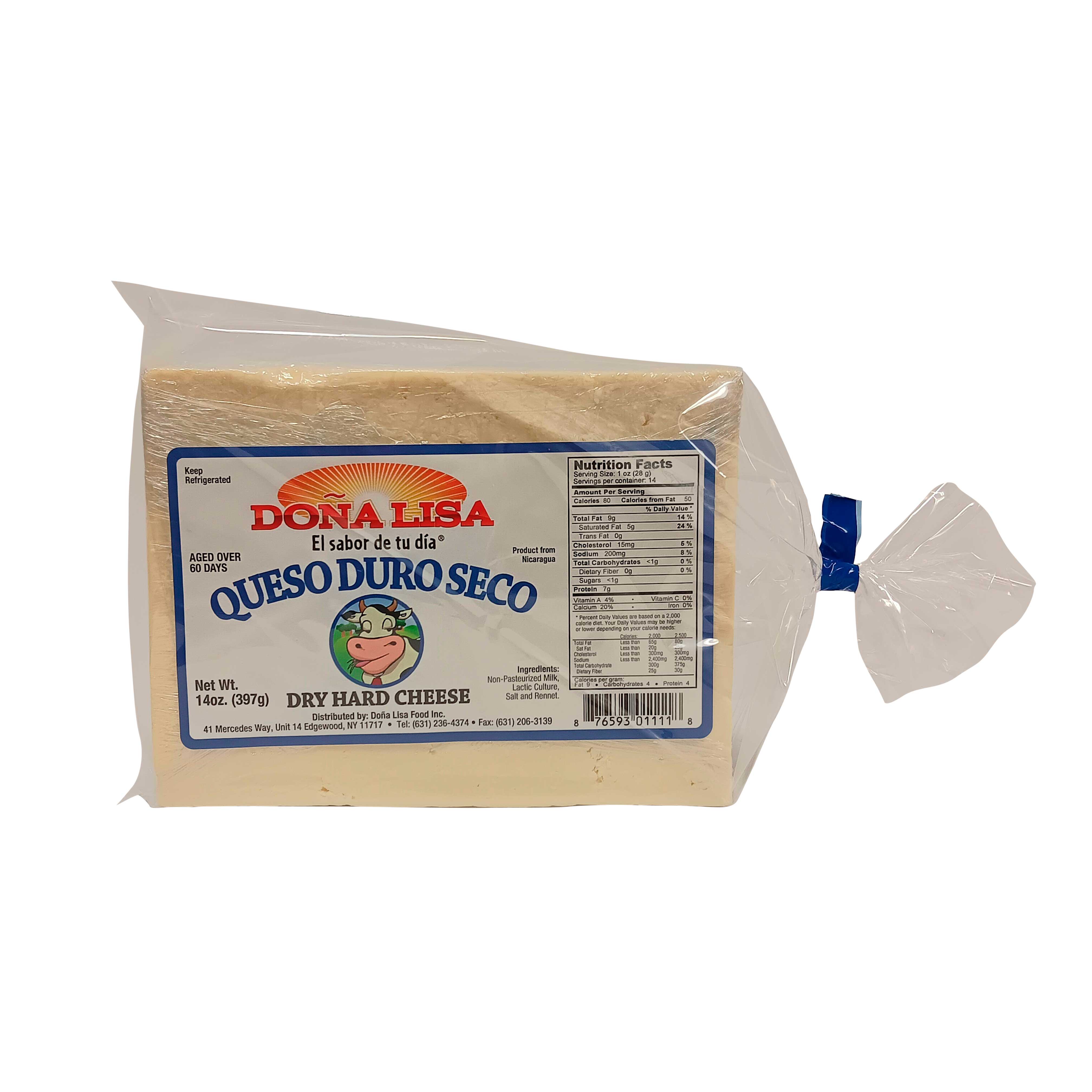 Doña Lisa Queso Duro Seco 14oz