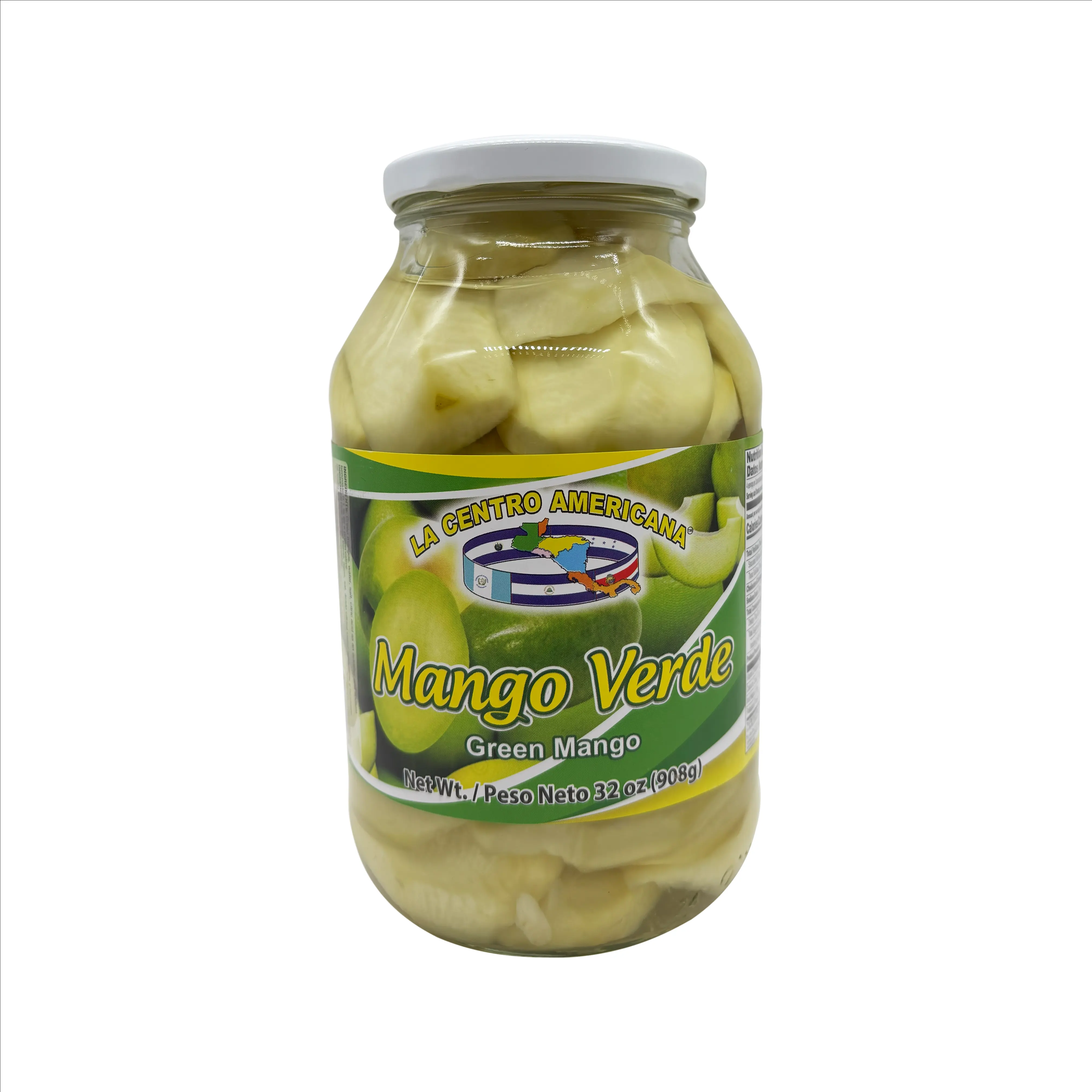 Mango Verde en Mitades 32 Oz.