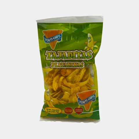 Tor-Ti-Chips Tajaditas de Platanitos 5oz – snack tradicional crujiente