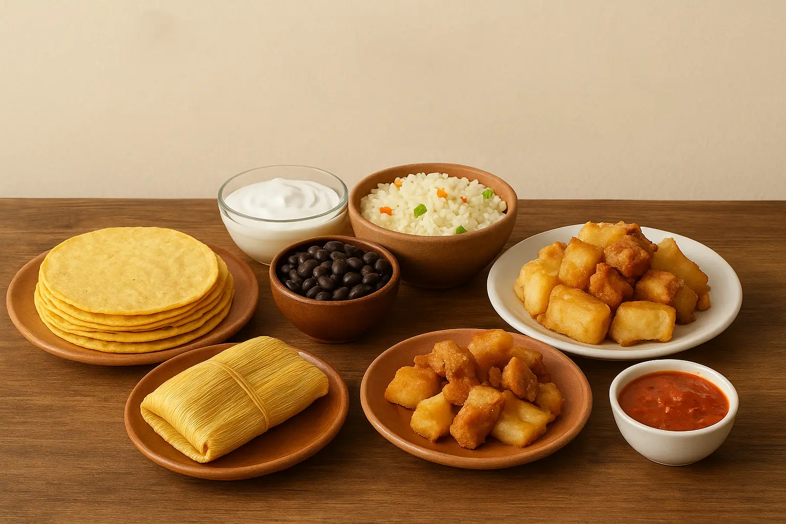 Comida centroamericana, Ingredientes tradicionales, Cultura latina, Productos Doña Lisa