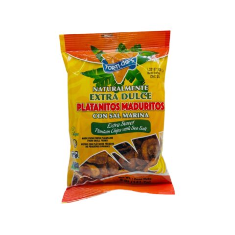 Tor-Ti-Chips Tajaditas Maduritos con Sal Marina 5oz