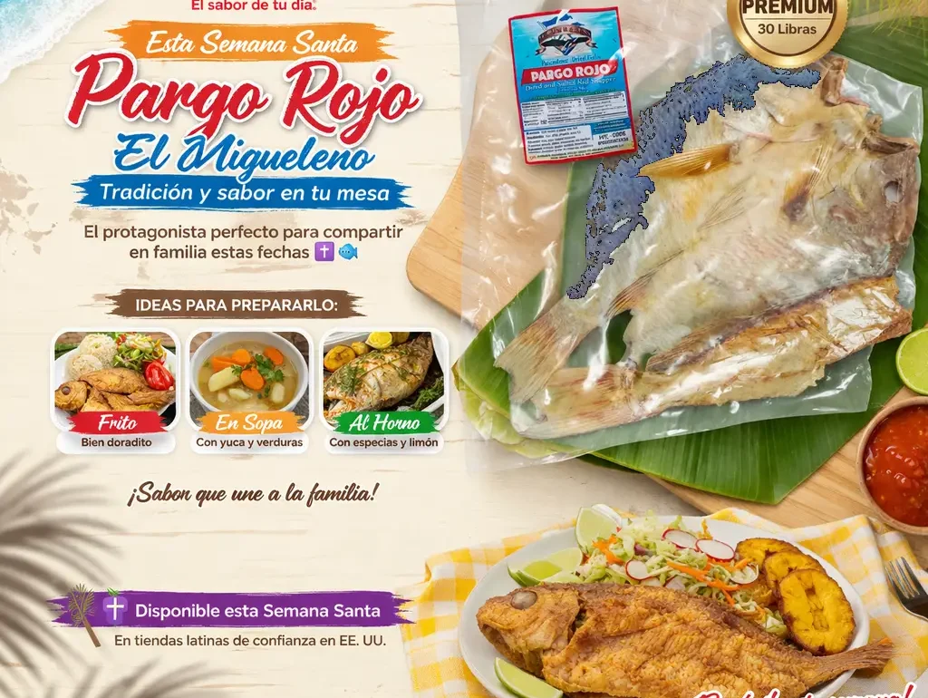 Pargo rojo preparado frito ideal para recetas de Semana Santa