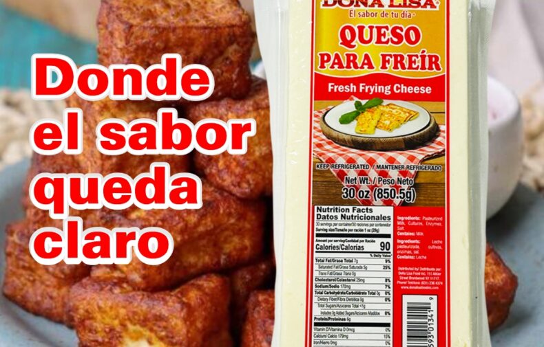 Queso para freír dorado y crujiente estilo latino preparado en sartén