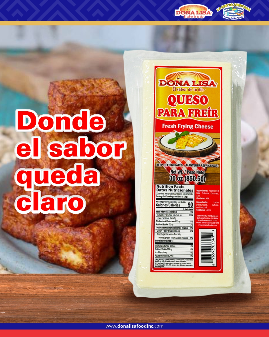 Queso para freír dorado y crujiente estilo latino preparado en sartén