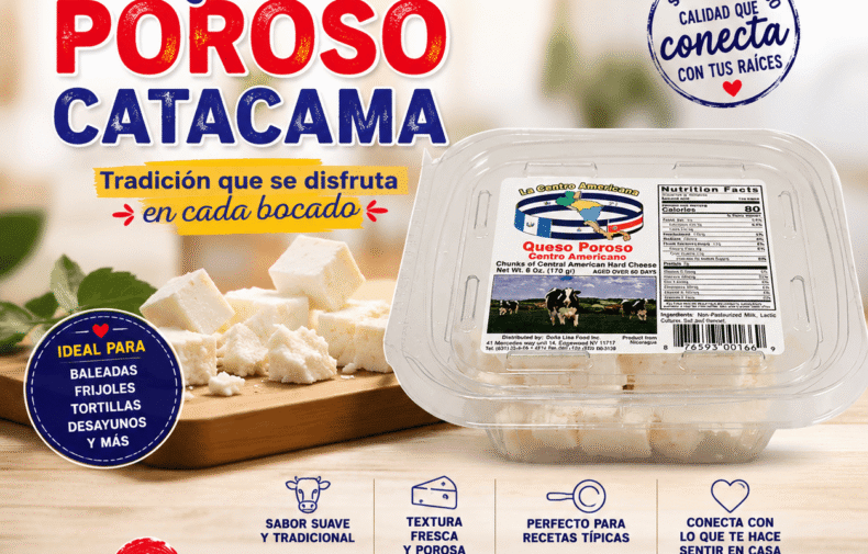 Queso poroso Catacama ideal para desayunos y recetas tradicionales latinas