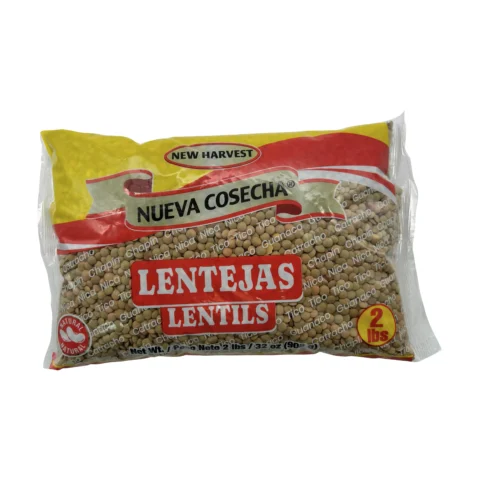 Lentejas Nueva Cosecha 2 lb para preparar sopas, guisos y recetas tradicionales latinas en Estados Unidos.