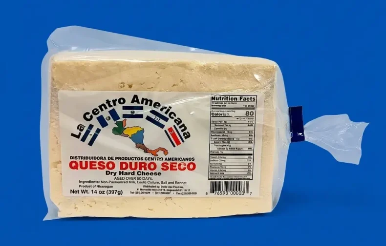Queso Duro Seco La Centro Americana | Sabor Nicaragüense